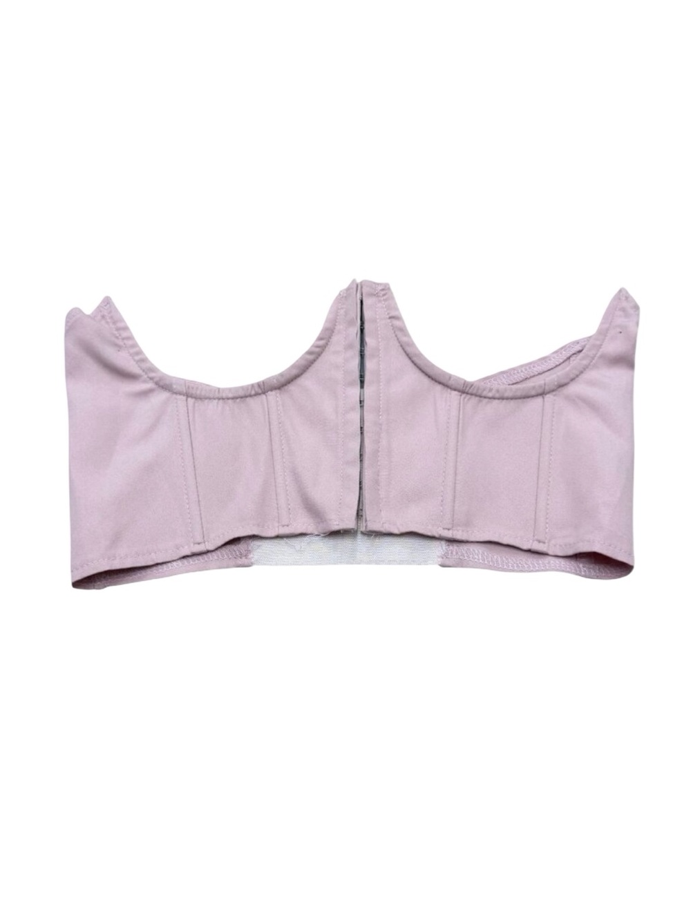 Y2K Pink Halter Bra Top Hook & Eye Back Stretch Bralette